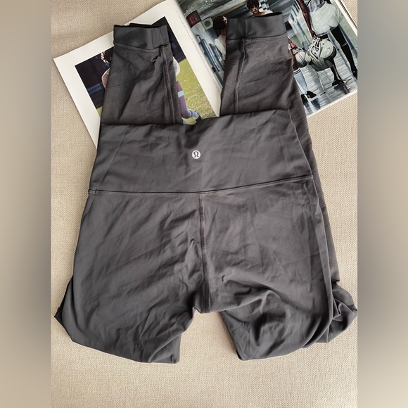 Lululemon Sheer Will High-Rise Leggings In Camo Graphite Gray Size 8 - Picture 7 of 16